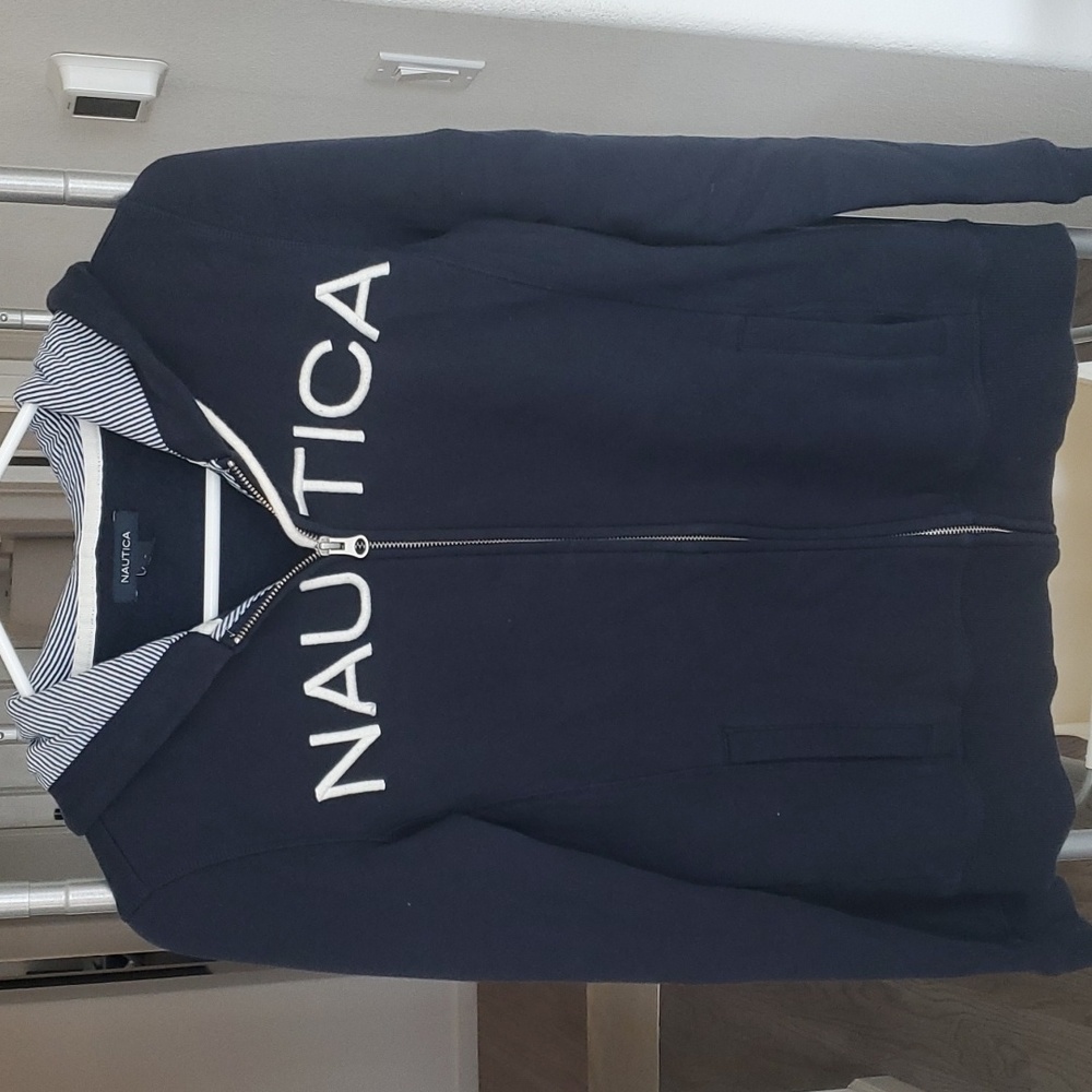 Nautical ZIP Up Sweater